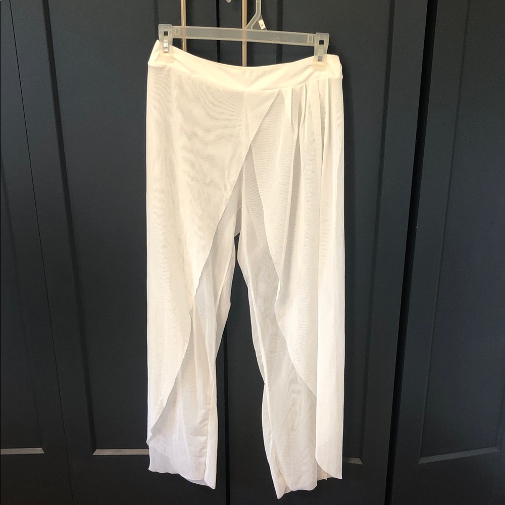Sheer Cream Fairy Harem Layering Pants S
